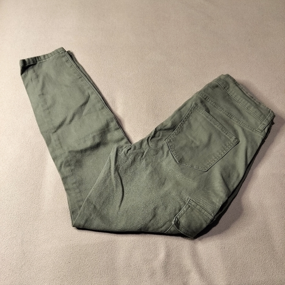Celebrity Pink Women's Olive Cargo Pants High Rise Skinny Sz 7/28 - Picture 11 of 13